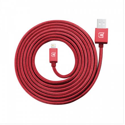 CaseCo Rugged Braided USB-A to Lightning Cable Charging and Data 2M MFI Certified