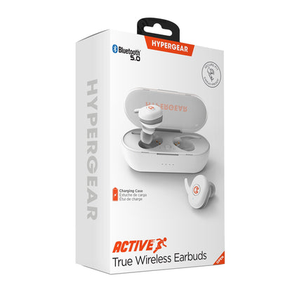 HyperGear Active True Wireless TWS Earbuds - White
